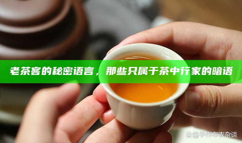 老茶客的秘密语言，那些只属于茶中行家的暗语